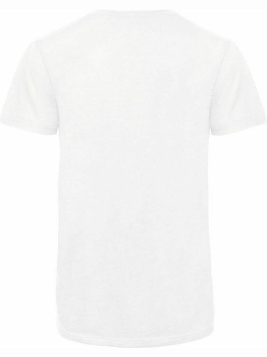 B&C Inspire Slub T Men's Short Sleeve Promotional T-Shirt White