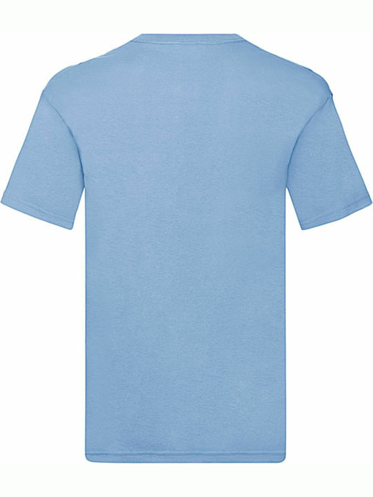 Fruit of the Loom Original T Мъжко Рекламна тениска Къс ръкав небесно синьо