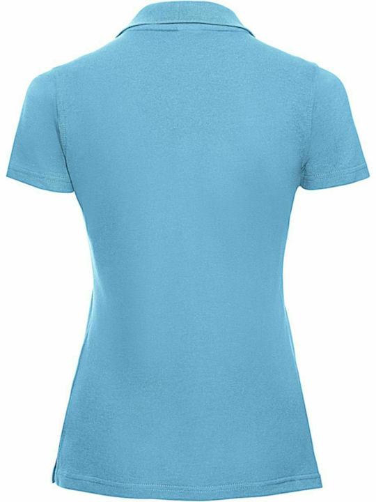 Russell Europe Men's Short Sleeve Promotional Blouse Turquoise