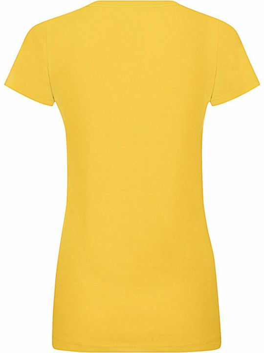 Fruit of the Loom Sofspun T Women's Short Sleeve Promotional T-Shirt Sunflower