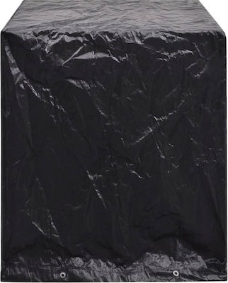 vidaXL Waterproof Dining Table Cover Black 160x55x182cm