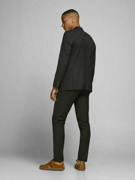 Jack & Jones Men's Trousers Suit Elastic in Slim Fit Black
