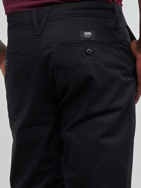 Authentic Trousers Chino Elastic in Relaxed Fit Black
