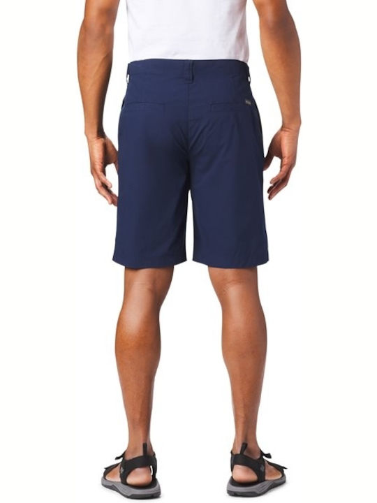 Washed Out Men's Shorts Chino Navy Blue