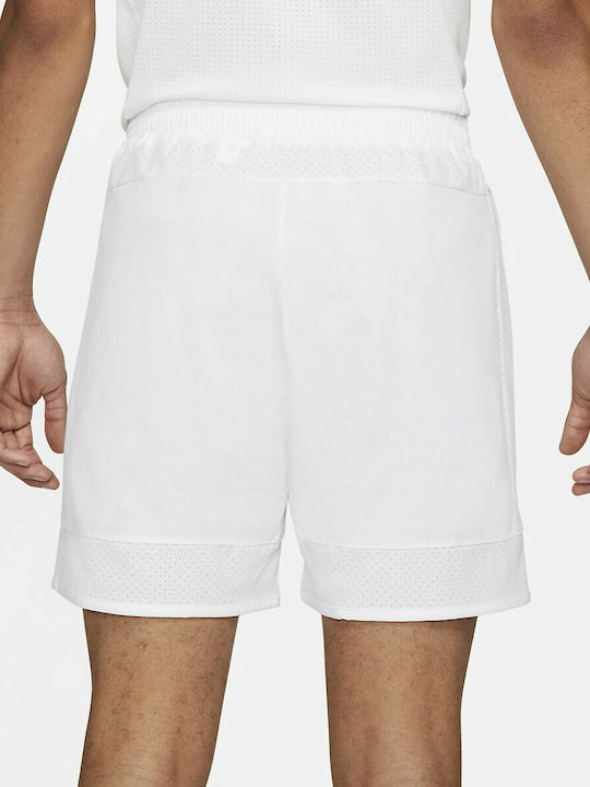 Nike Nikecourt Sportliche Herrenshorts Dri-Fit Weiß