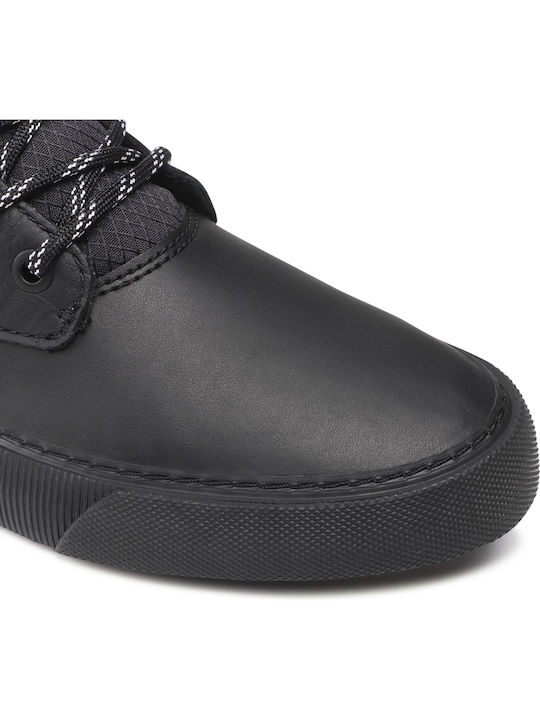 Leder Schwarz Herrenstiefel