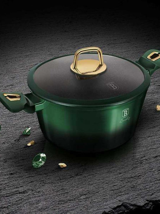 Berlinger Haus Emerald Collection Set de vase de gătit din aluminiu Emerald Collection cu strat de piatră 12buc