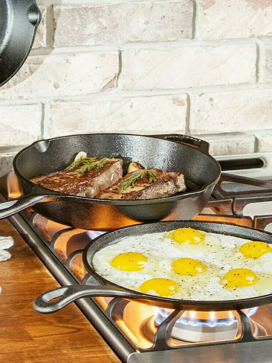 Lodge Cookware Set of Cast Iron with No Coating Black 5pcs