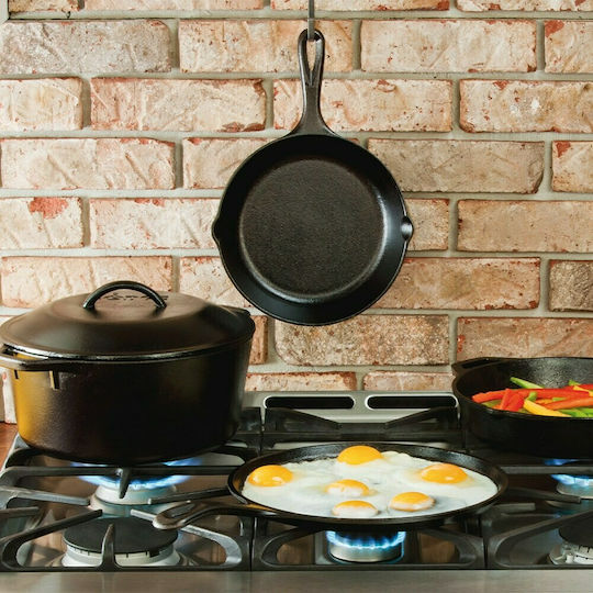 Lodge Комплект съдове за готвене от чугун Черни 5 бр
