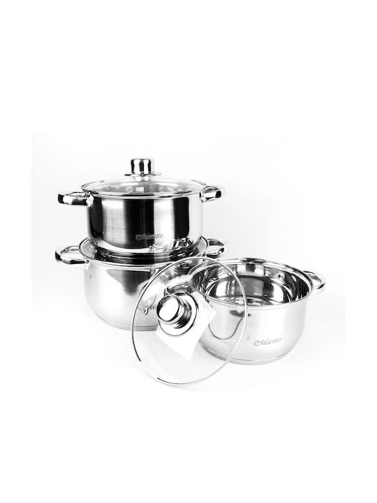 Maestro Töpfe Set Silver MR-2020 5Stück
