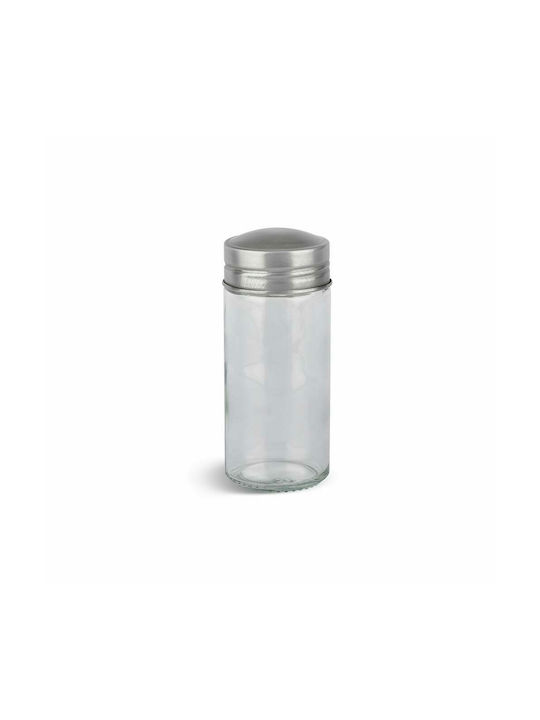 Edenberg Glass Tabletop Rotating Spice Rack Silver 13pcs