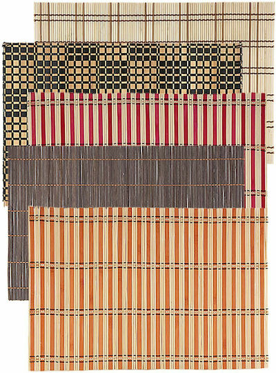 HOMie Platzsets aus Stroh 30x42cm Platzdeckchen Korbweide Mehrfarbig 30x30cm 1Stück