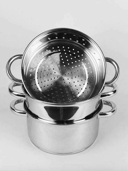 Maestro Steaming Pot Deep Stainless Steel Pot 4lt / 22cm