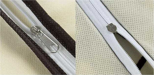 Viosarp Fabric Hanging Storage Case For Suits in Beige Color 60x100cm 1pcs