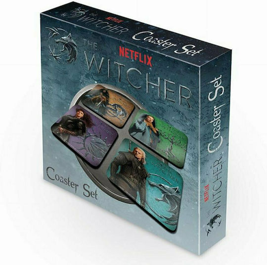 Pyramid International The Witcher Σουβέρ από Φελλό Πολύχρωμο 4τμχ Pyramid International The Witcher Σουβέρ από Φελλό Πολύχρωμο 4τμχ
