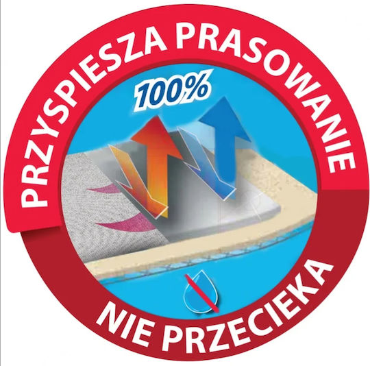 Vileda Σιδερόπανο Total Reflect 130x45см Сив