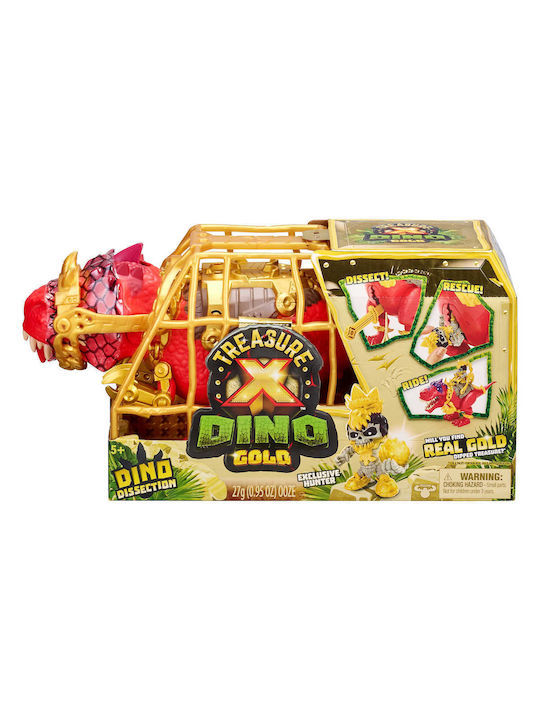 Easter Candle With Toy Treasure-X Dino Gold For Age 5+ Giochi Preziosi
