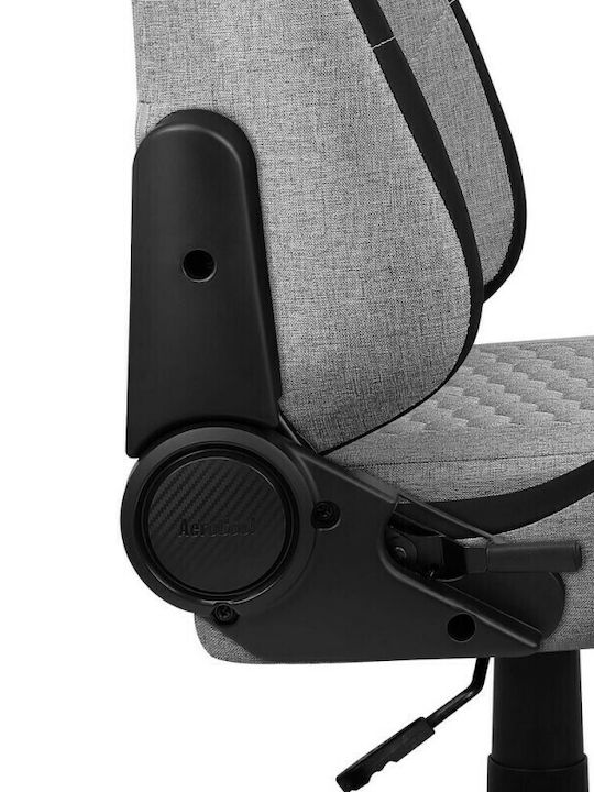 Aerocool Crown AeroWeave Геймърски стол с регулируеми подлакътници Ash Grey