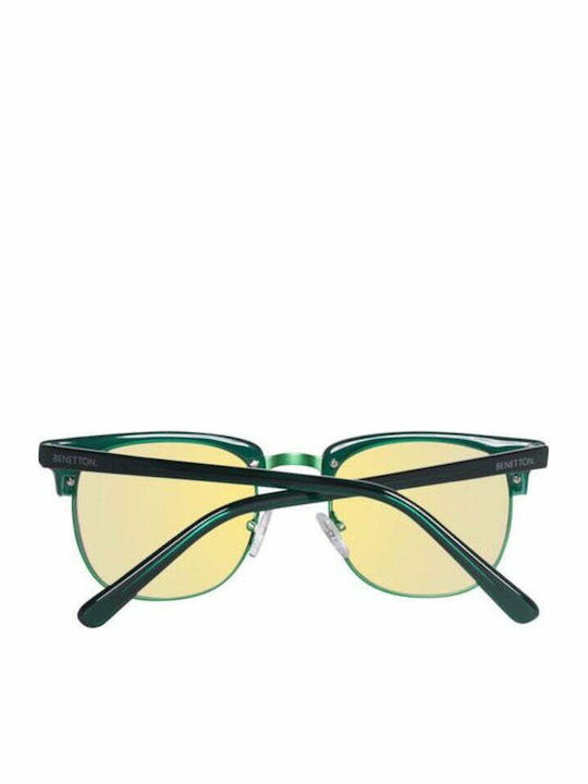 Benetton Men's Sunglasses with Green Plastic Frame BE997S 04