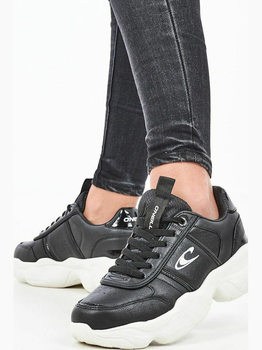 Liv Γυναικεία Chunky Sneakers Μαύρα