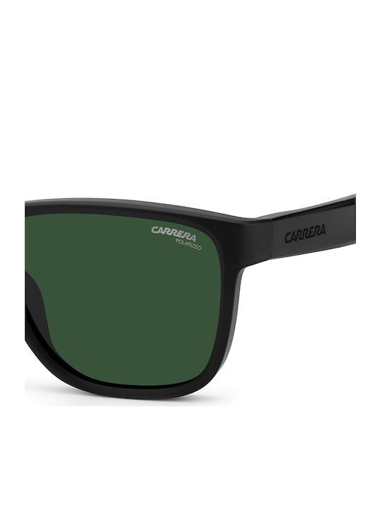 Carrera Unisex Sunglasses With Black Horn-Rimmed Frame And Grey Polarized Lens CARDUC 003/S 003UC
