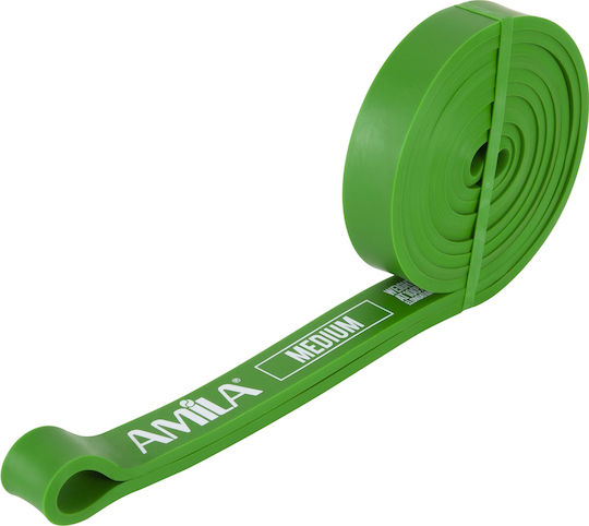 AMILA Λάστιχο Γυμναστικής Loop Μέτριο Πράσινο 1.04m