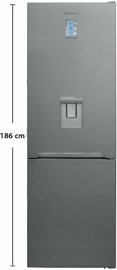 Morris Kühl-Gefrierkombination 331Es Total NoFrost H186xB59.5xT65cm. Inox R76323CAP