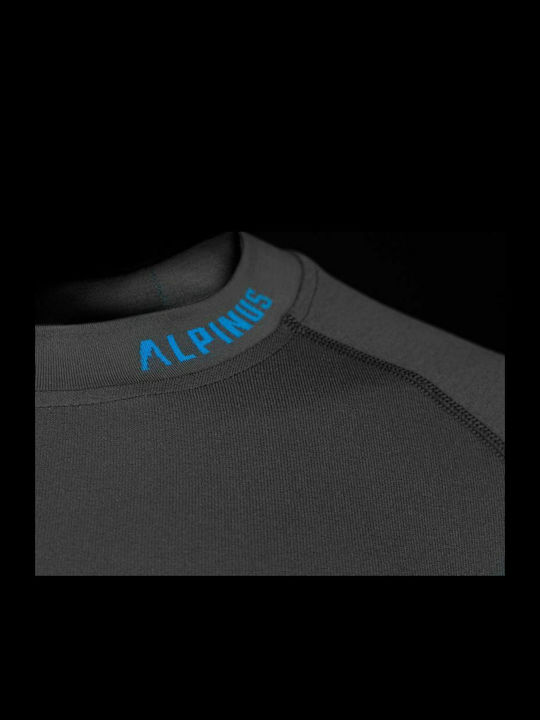 Alpinus Active Base Layer Bluza termica pentru barbati cu maneci lungi Gri