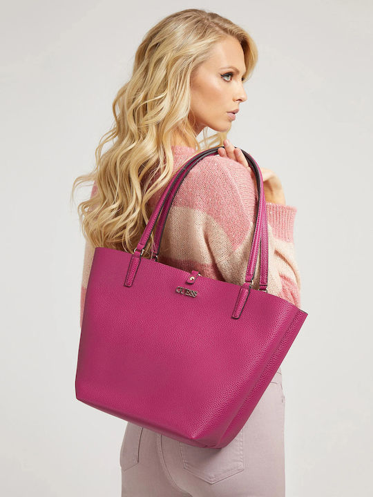 Guess Pink Alby Shopper Pochette