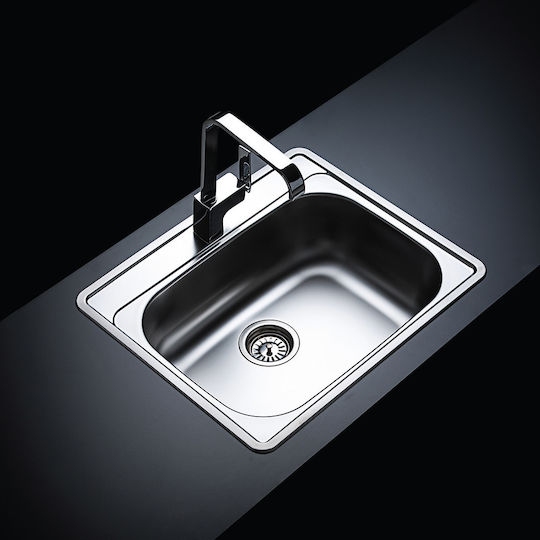 Fortinox Valley 25050 Drop-In Inox Μ50xΠ50cm Silver