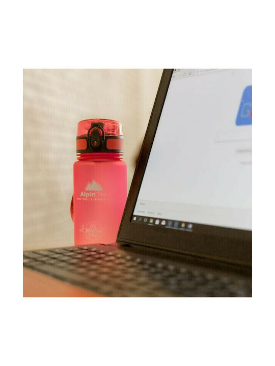 AlpinPro Αθλητικό Παγούρι Πλαστικό 650ml Ροζ