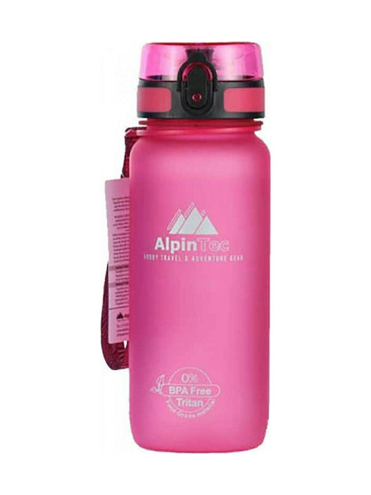 AlpinPro Αθλητικό Παγούρι Πλαστικό 650ml Ροζ AlpinPro Αθλητικό Παγούρι Πλαστικό 650ml Ροζ