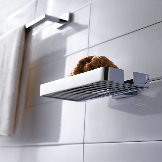 Langberger Επιτοίχια Σαπουνοθήκη Series 280 21280-60B Ασημί