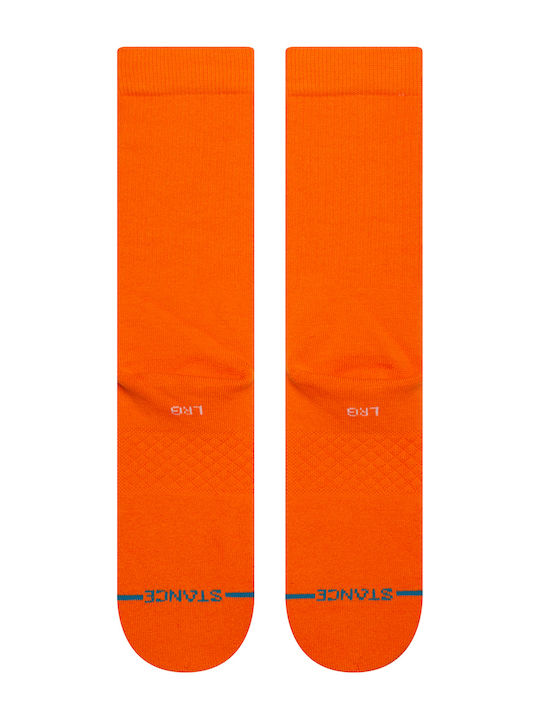 Stance Icon Athletic Socks Orange 1 Pair