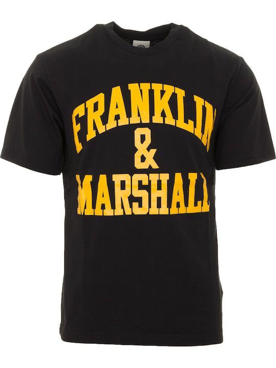 Franklin & Marshall Men's T-Shirt with Logo Black