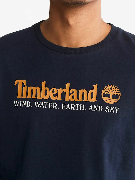 Wind Water Earth T-shirt Navy Μπλε