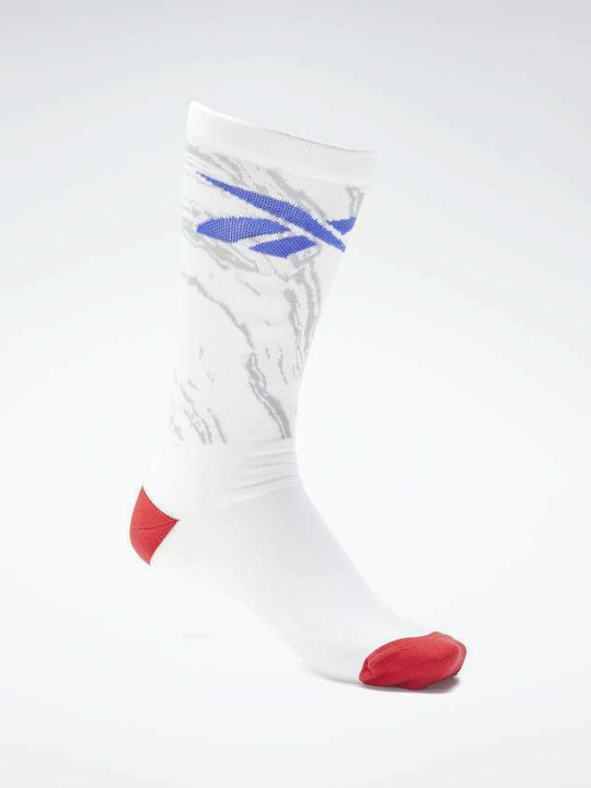 Reebok Tech Style Fury Αθλητικές Κάλτσες Λευκές