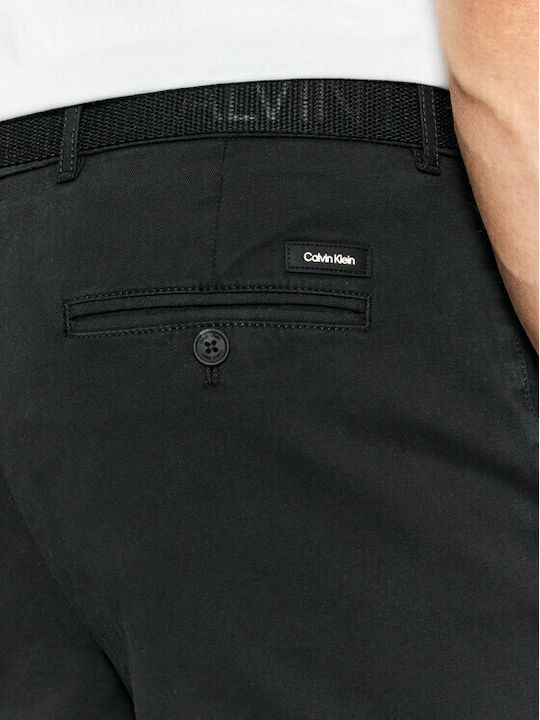 Παντελόνι Chino Ελαστικό σε Slim Εφαρμογή Μαύρο