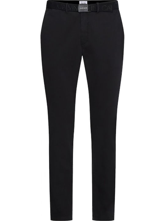 Παντελόνι Chino Ελαστικό σε Slim Εφαρμογή Μαύρο
