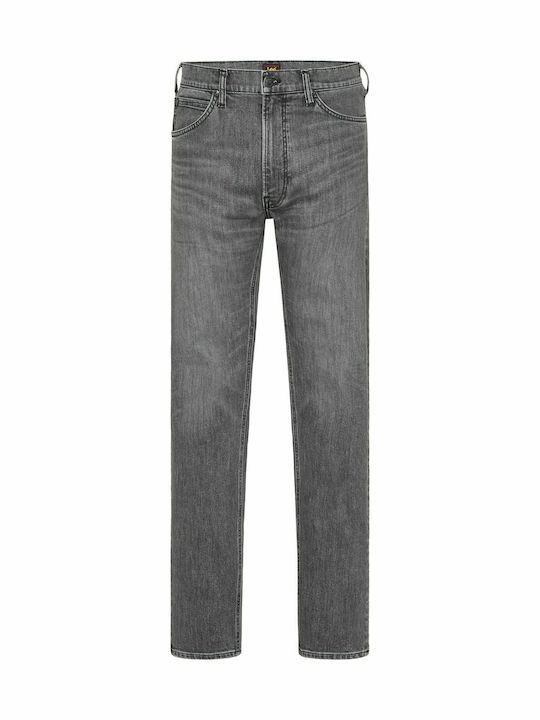 Daren Men's Jeans Pants Elastic with Regular Straight Fit Gray