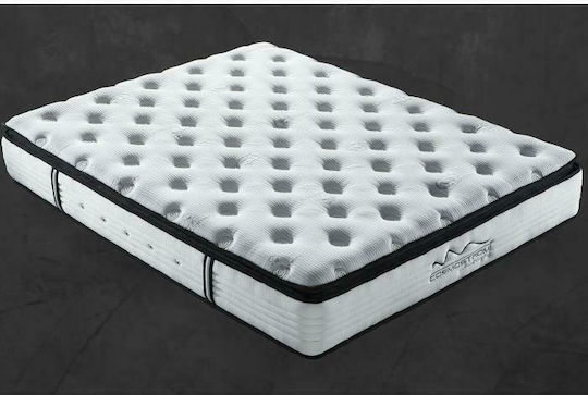 Cosmostrom Cashmere Queen Anatomic Saltea 160x200x30cm cu Suprapozabil