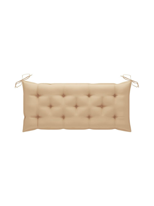 Bench Outdoor Bamboo with Pillows 118x38x45cm
