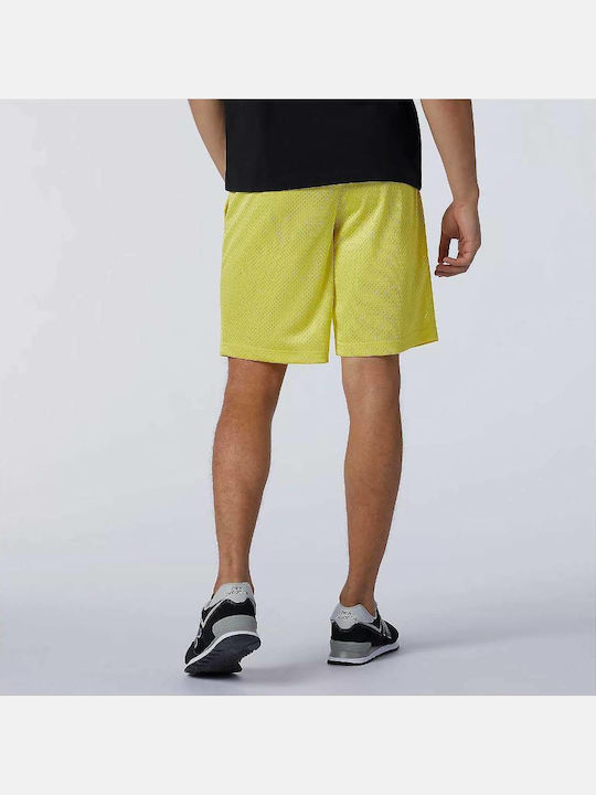 New Balance Αθλητική Ανδρική Βερμούδα Κίτρινη