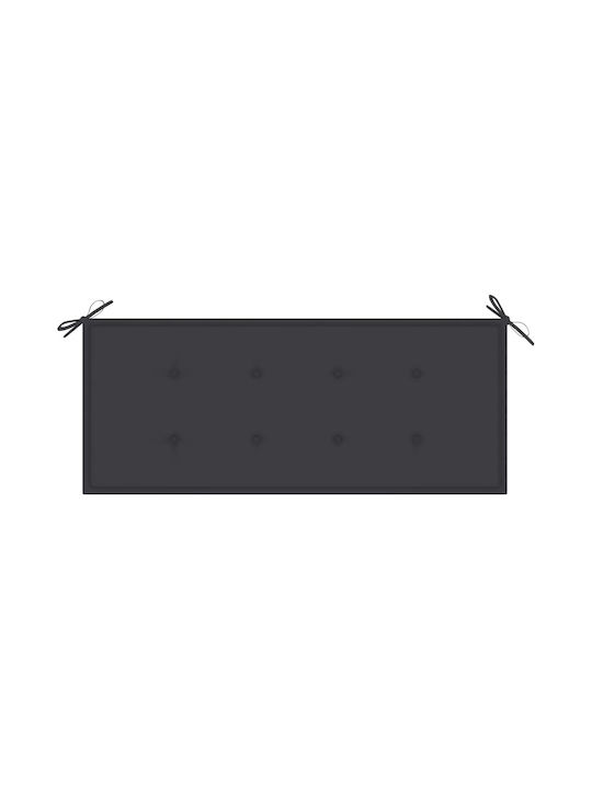 Bench Outdoor Bamboo with Pillows 118x38x45cm