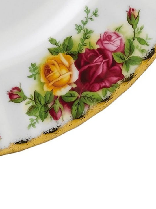 Royal Albert Country Roses Plate Desert made of Porcelain Multicolour with Diameter 16cm