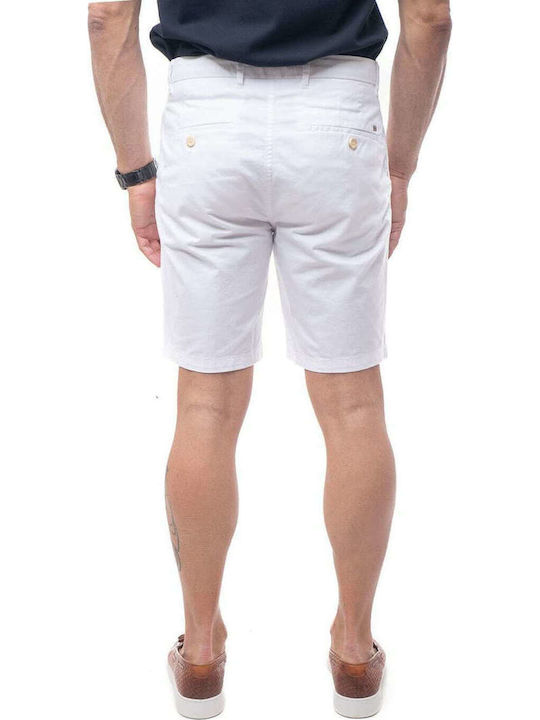 Stuart Men's Shorts Chino White