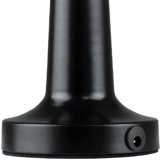 GloboStar Molly Metal Table Lamp for GU10 Fitting with Black Shade and Base