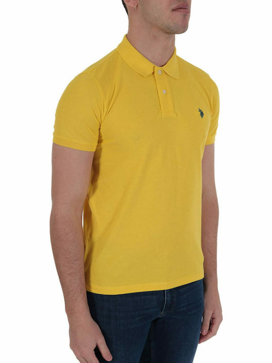 King Polo T-shirt Κίτρινο