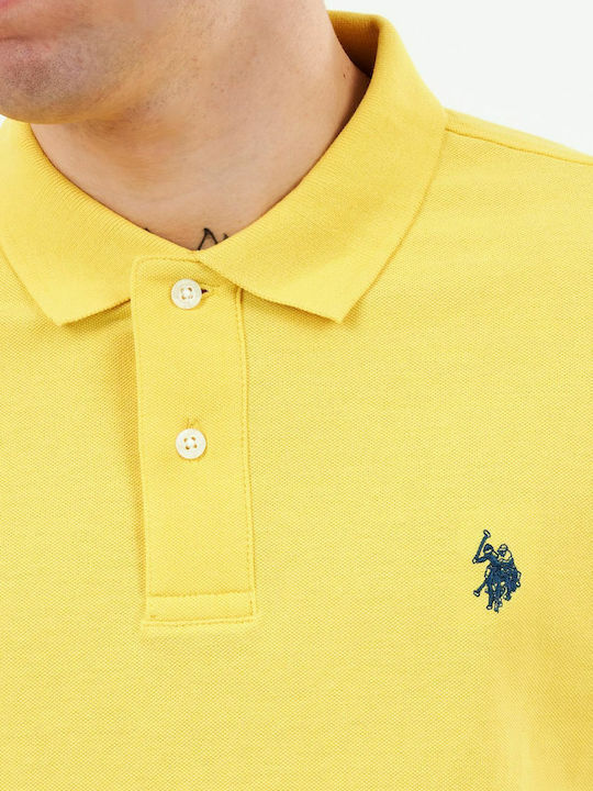 King Polo T-shirt Κίτρινο