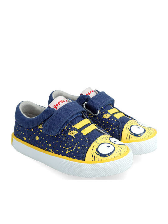 Παιδικά Sneakers Ανατομικά με Σκρατς Μπλε